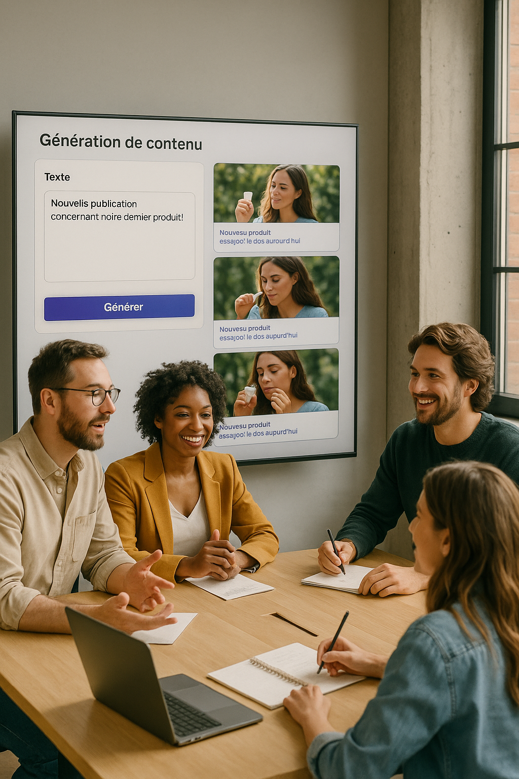 Generation de contenu